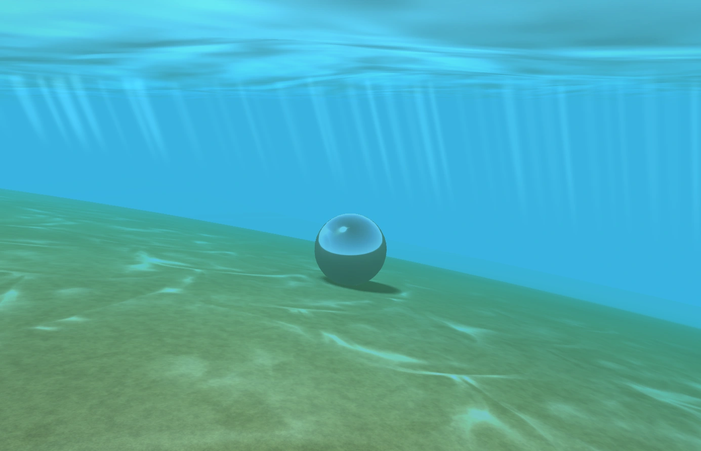Underwater scene